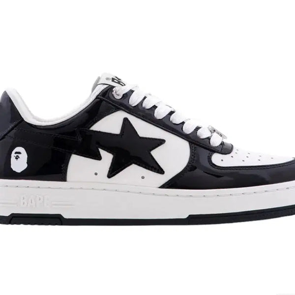 [BUNJANG] BAPE BAPESTA Sneakers Black White 250 / 베이프스타 스니커즈 블랙 화이트 250