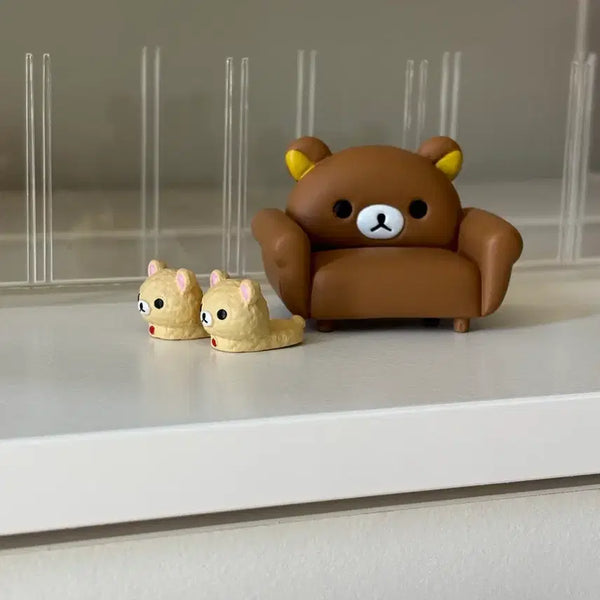 [BUNJANG] San-X Rilakkuma Room Miniature Food Toy / 산엑스 리락쿠마 룸 리멘트 룸에서 끝내주는 휴식 식완 미니어쳐