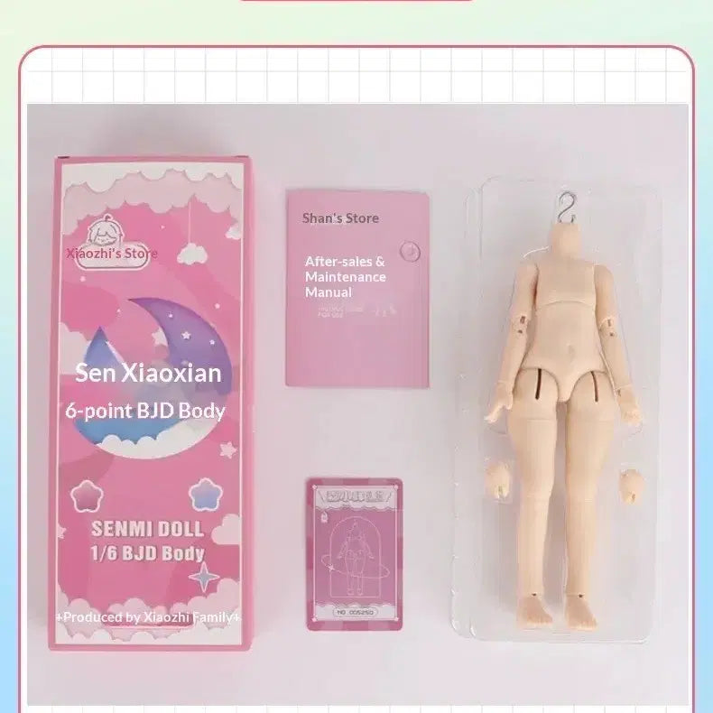 [BUNJANG] Sengmidol Sen Xiaoxian 1/6 Scale BJD Body / 센미돌 1/6 BJD 바디 Sen Xiaoxian 6관절 바디