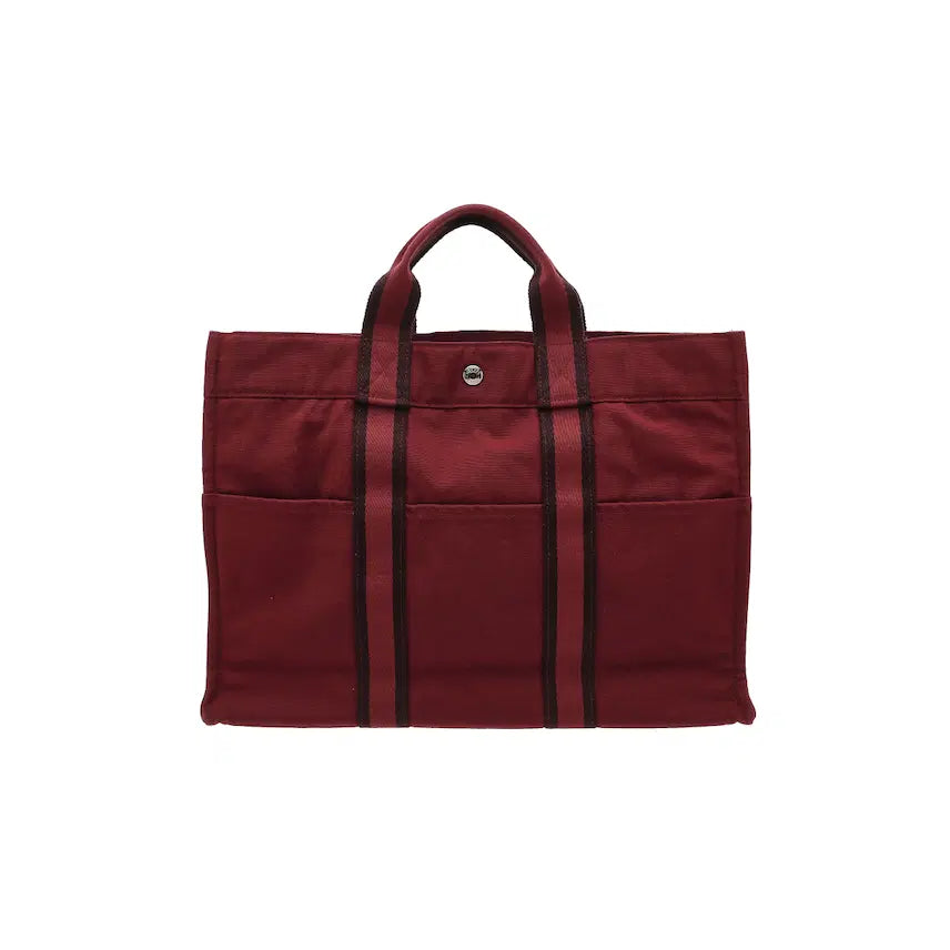 [BUNJANG] Hermes Fruits Tote Bag Red Canvas / 에르메스 후루토 토트백