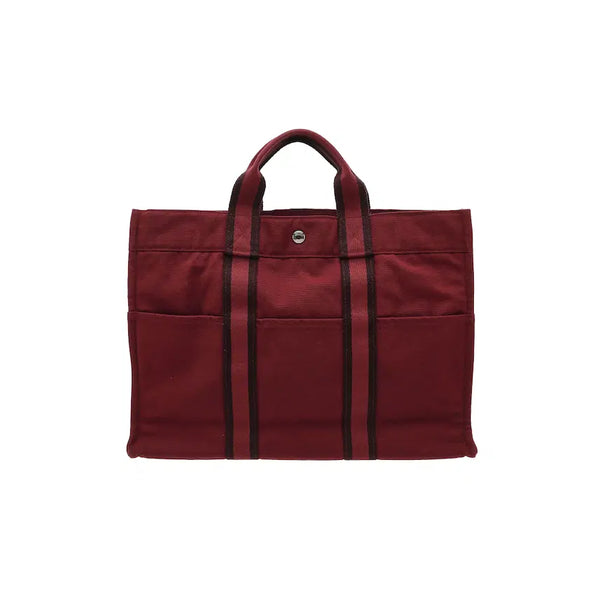 [BUNJANG] Hermes Fruits Tote Bag Red Canvas / 에르메스 후루토 토트백
