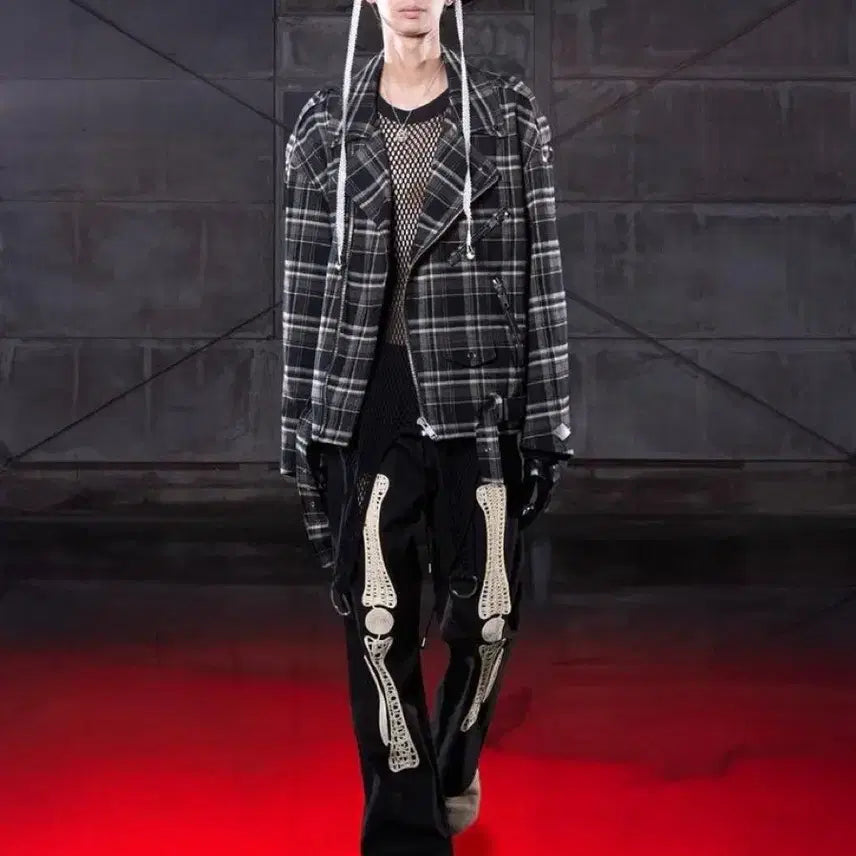 [BUNJANG] El CondonerH Embroidered Cut Flare Cotton Pants / el conductorH 본 자수 슈컷 플레어 코튼 팬츠