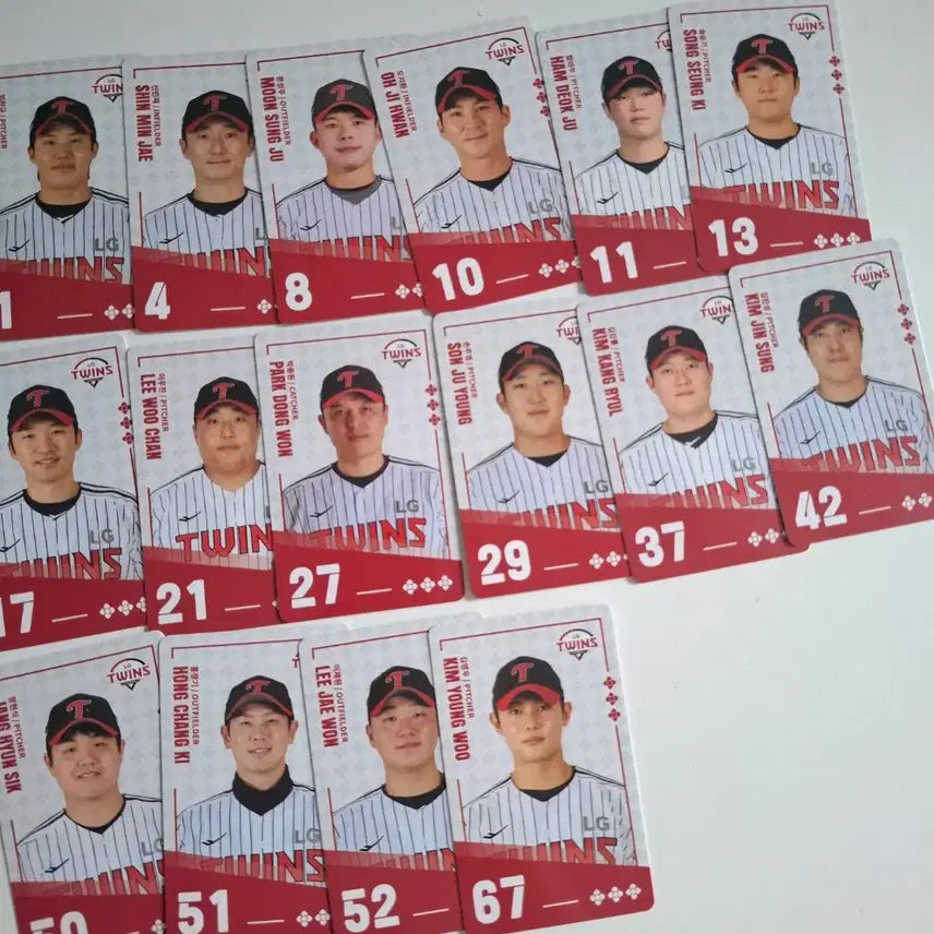 [BUNJANG] LG Twins Paldo Bibimyeon Collaboration Card Set / kbo 팔도비빔면 LG트윈스 카드