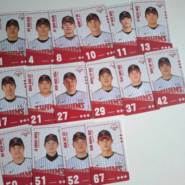[BUNJANG] LG Twins Paldo Bibimyeon Collaboration Card Set / kbo 팔도비빔면 LG트윈스 카드