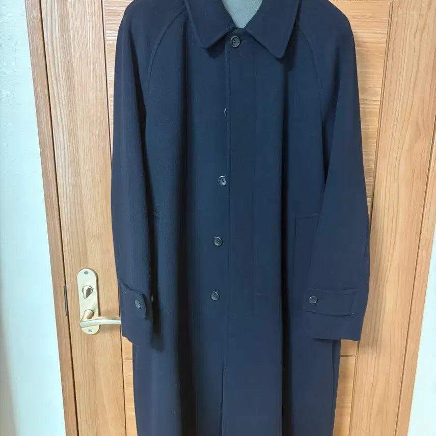 [BUNJANG] Blank Room Standard Balmacaan Wool Coat Navy Size 2 / 블랭크룸 스탠다드 발마칸 울 코트 네이비 2사이즈