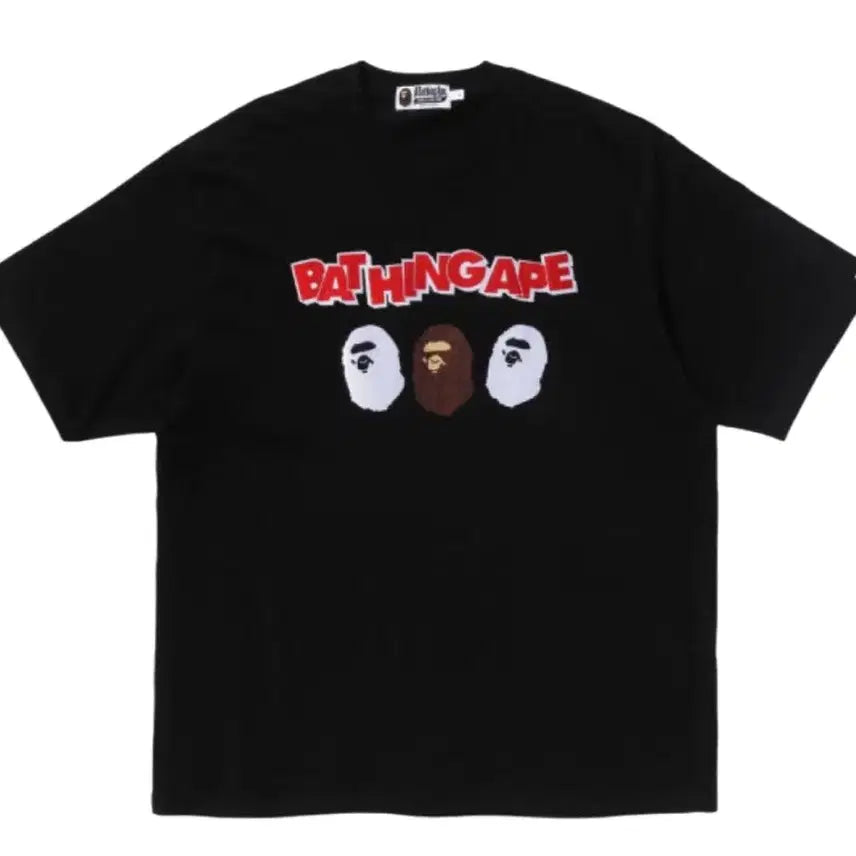 [BUNJANG] BAPE Triple Ape Head Short Sleeve T-Shirt 2XL / [2XL] 베이프 트리플 에이프 헤드 반팔