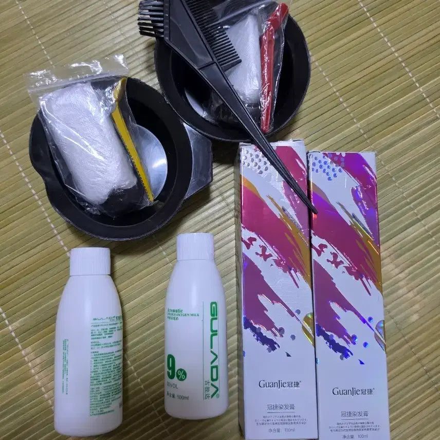[BUNJANG] Guanjie Hair Dye 8/11 Set / Guanjie 8/11 염색약
