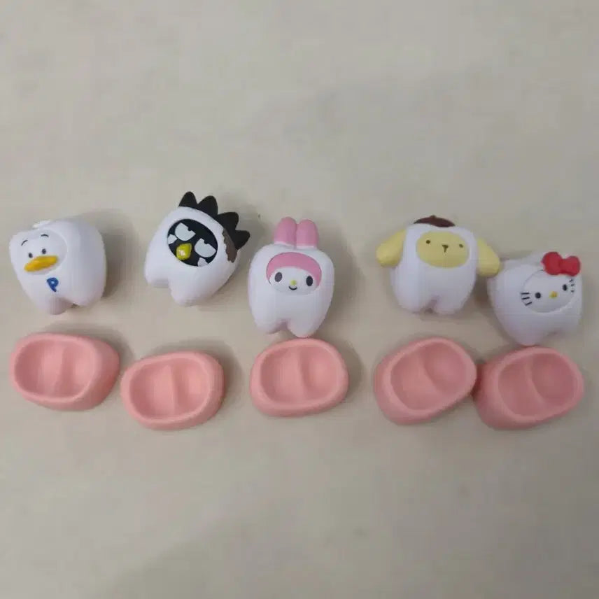 [BUNJANG] Sanrio Character Dental Gacha Figures Bundle Set / 산리오 치아 가챠 일괄