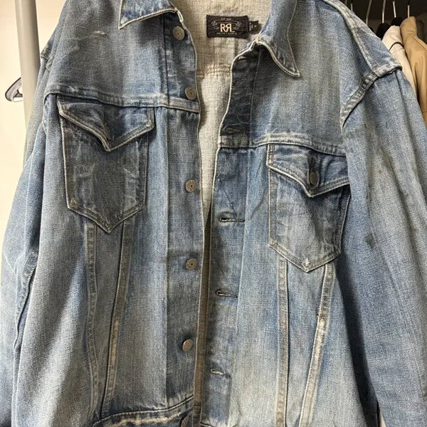 [BUNJANG] RRL 1990s USA Made Selvedge Denim Jacket / 더블알엘 데님 (90년대 usa)