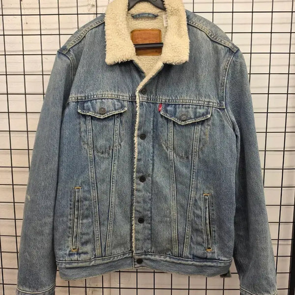 [BUNJANG] Levi's Sherpa Lined Denim Jacket / 리바이스 양털 데님 자켓