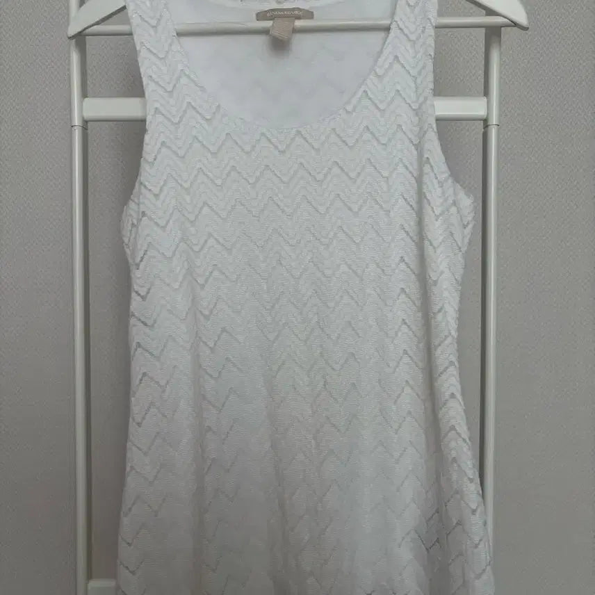 [BUNJANG] Banana Republic White Lace Sleeveless Top XS / 정품 새상품 바나나 리퍼블릭 화이트 레이스 민소매