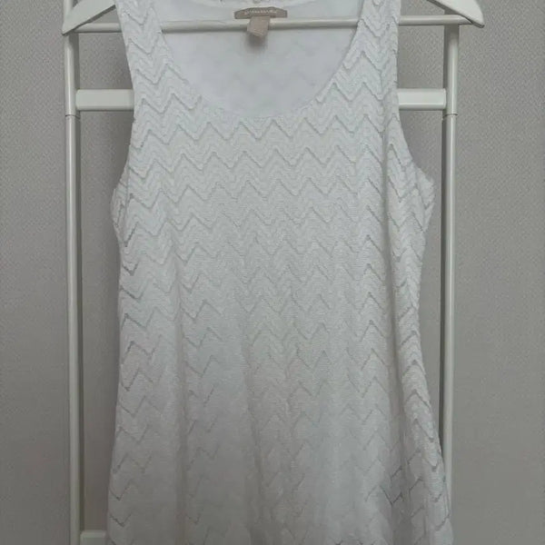 [BUNJANG] Banana Republic White Lace Sleeveless Top XS / 정품 새상품 바나나 리퍼블릭 화이트 레이스 민소매