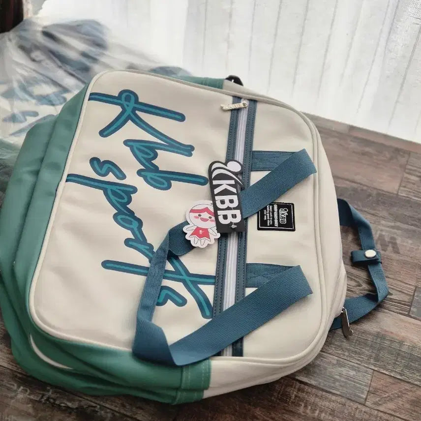 [BUNJANG] KBB Sports Backpack Ivory/Mint / KBB 스포츠 백팩 아이보리/민트