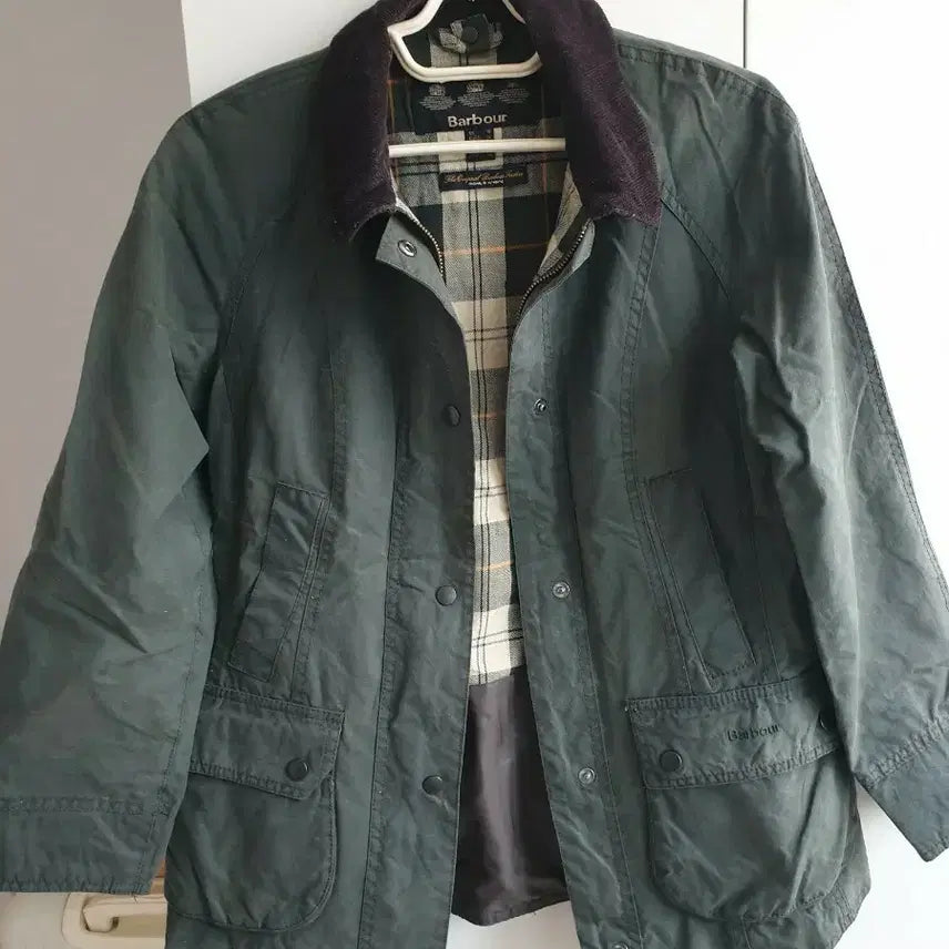 [BUNJANG] Barbour Jacket Navy Check Lining / 바부 쟈켓