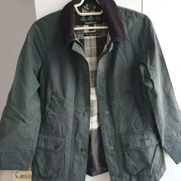 [BUNJANG] Barbour Jacket Navy Check Lining / 바부 쟈켓