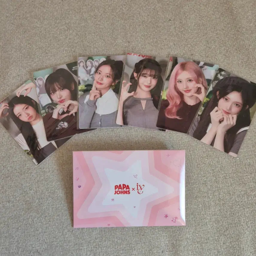 [BUNJANG] IVE Papa John's Photocard Set / 아이브 파파존스 포카 포토카드 세트