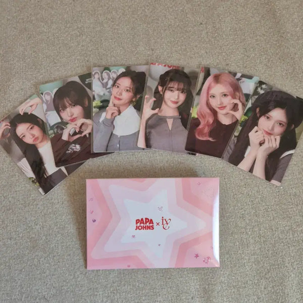 [BUNJANG] IVE Papa John's Photocard Set / 아이브 파파존스 포카 포토카드 세트