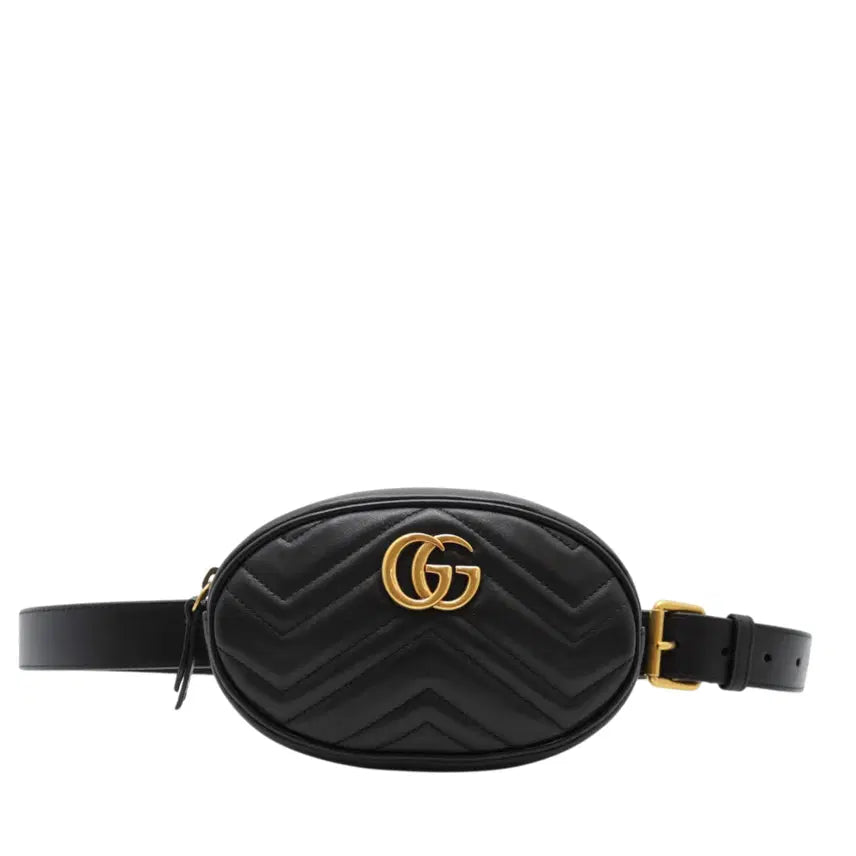 [BUNJANG] Gucci 476434 GG Marmont Matelassé Belt Bag / [착한중고명품울산점] 구찌 476434 GG 마몬트 마틀라세 벨트백 상태 A