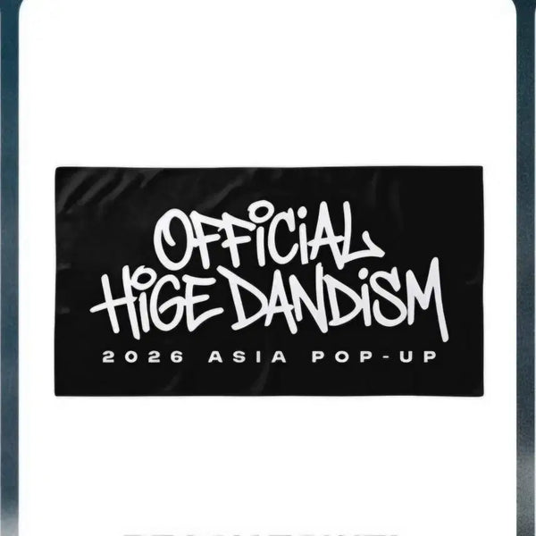 [BUNJANG] Official HIGE DANdism Popup Beach Towel / 오피셜히게단디즘 팝업 비치타올