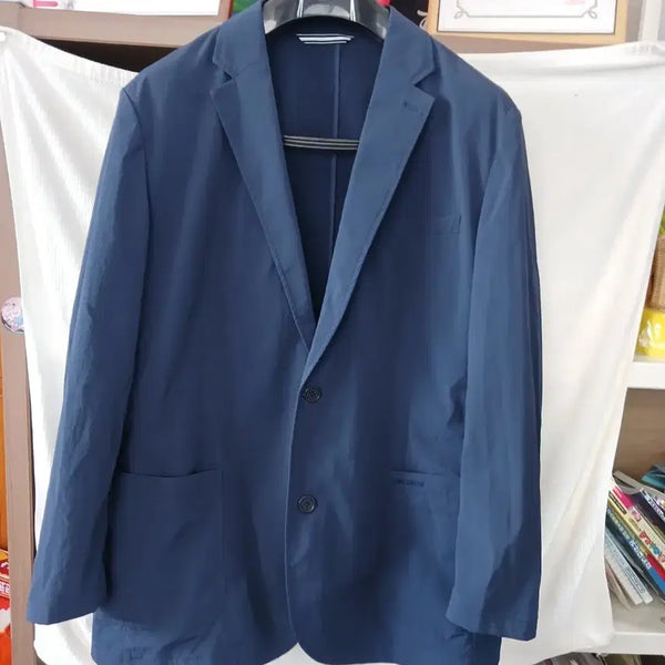 [BUNJANG] Renoma Men's Navy Blazer Jacket / 레노마 남성 네이비 블레이저 자켓. 110