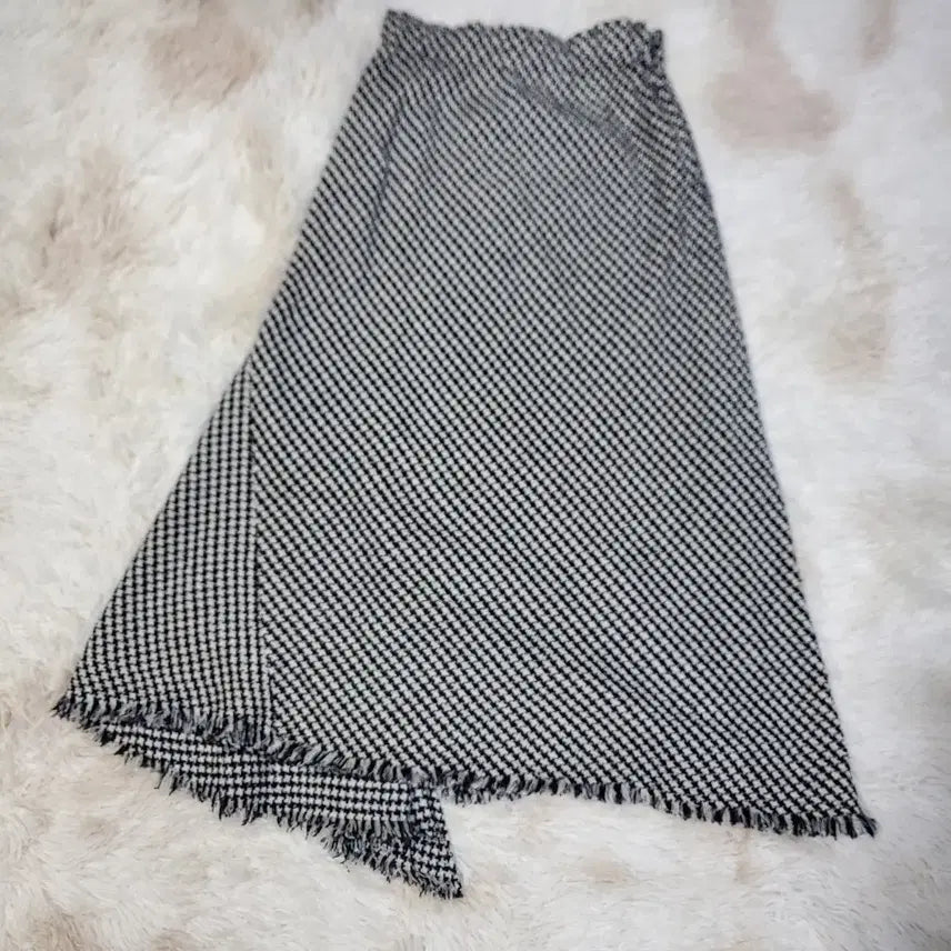 [BUNJANG] System Check Long Skirt / 시스템 언발란스 밴딩 체크 롱스커트 64