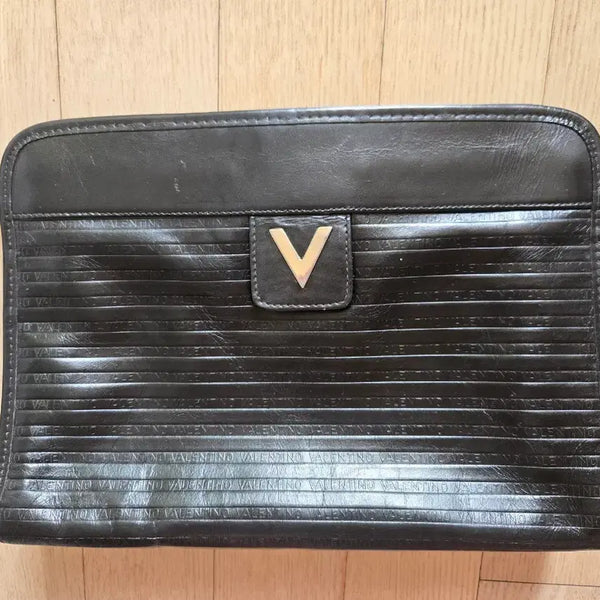 [BUNJANG] Mario Valentino Vintage Leather Clutch Bag / 마리오 발렌티노(MARIO VALENTINO) 빈티지 클러치백
