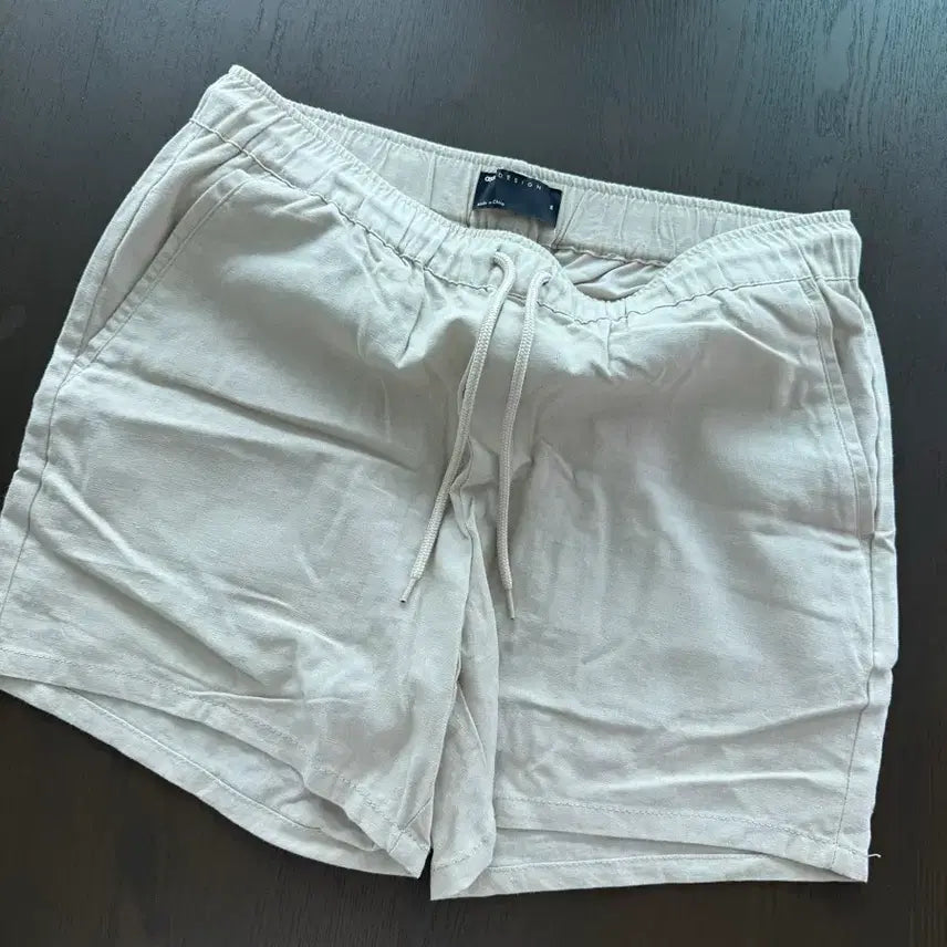 [BUNJANG] ASOS Beige Linen Men's Shorts / asos 베이지 린넨 남성 쇼츠