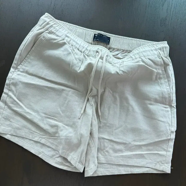 [BUNJANG] ASOS Beige Linen Men's Shorts / asos 베이지 린넨 남성 쇼츠
