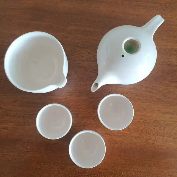 [BUNJANG] Elegant Tea Set - Pink & Green Gradient / 예쁜 홍차 다기 세트