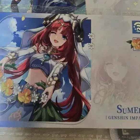[BUNJANG] Genshin Impact PC Lounge Nilou Postcard / 원신 pc라운지 여름특강 닐루엽서