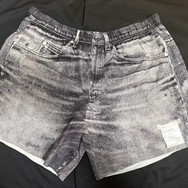 [BUNJANG] Satisfy 5-Inch Shorts Black Denim / 새티스파이 5인치 쇼츠 블랙 데님