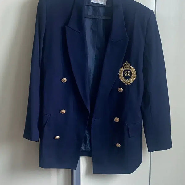 [BUNJANG] Vintage Navy Blazer with Gold Buttons / 일본 빈티지 자켓