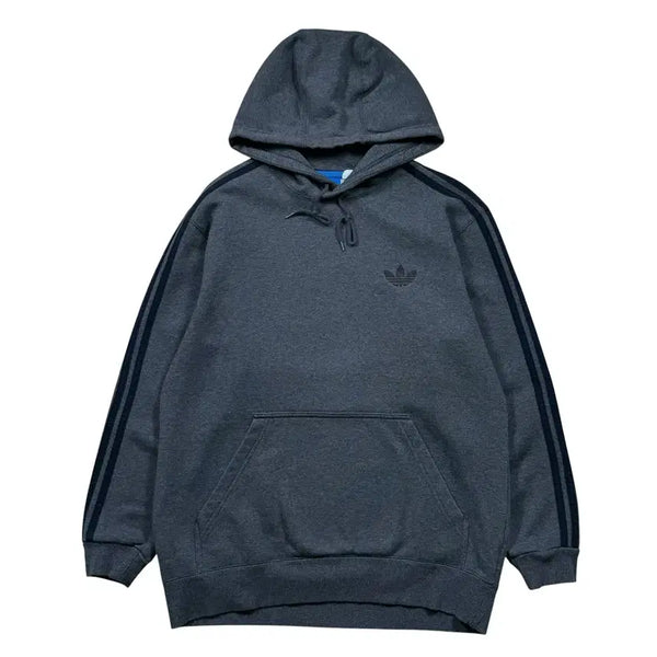 [BUNJANG] Adidas Firebird Hooded Sweatshirt Charcoal Black / 아디다스 구파이어버드 후드티
