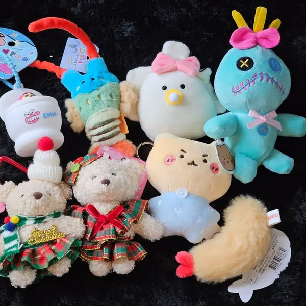 [BUNJANG] Christmas Bear, Shrimp, MangGom, GomGom, Baby Clam, Lobster, Shin-chan, Lilo & Stitch Keyring / 인형 키링 팔아요(상점에 다른거 많아요(크리스마스 곰인형키링 새우튀김 망곰이 곰곰이 아기굴 굴인형키링 가재 짱구 릴로와스티치