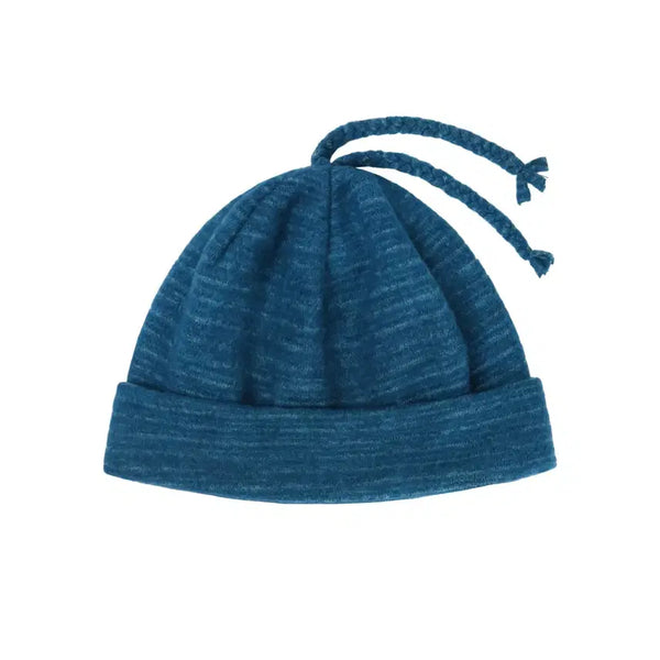 [BUNJANG] Koiseo Braided Fleece Beanie Teal / 코이세이오 브레이디드 플리스 비니 틸