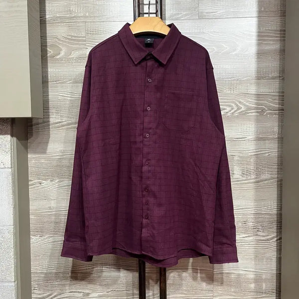 [BUNJANG] Millet Golf Check Shirt 105 / 밀레 골프 체크 남방 105 (ns218