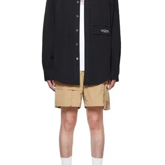 [BUNJANG] Woo Young Mi Black Denim Logo Shirt (First Edition) / 우영미데님 흑청 초판(중고)