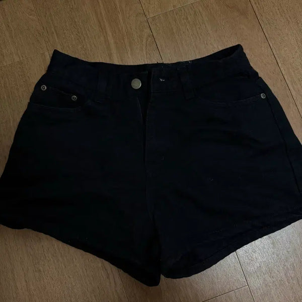 [BUNJANG] Black Short Pants Shorts / 블랙 반바지 숏팬츠