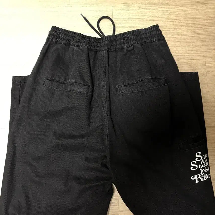 [BUNJANG] Xtonz Slogan Banding Cotton Pants M / 엑스톤즈 슬로건 밴딩 코튼 팬트