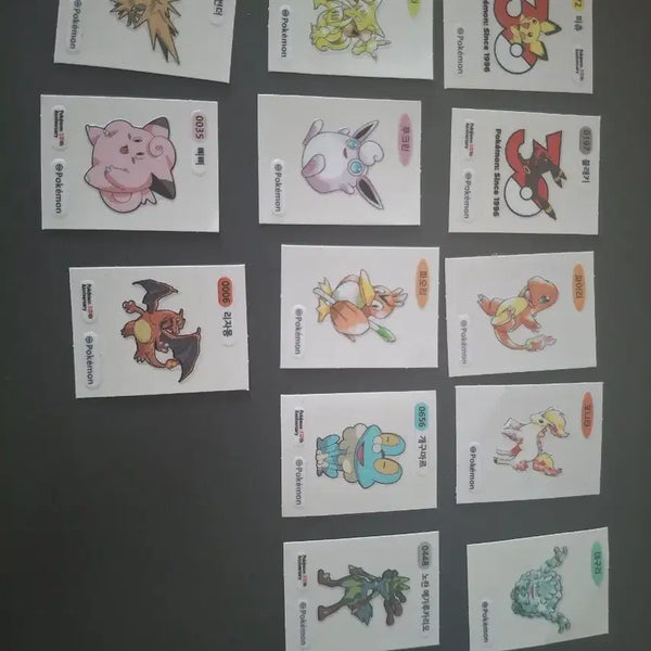 [BUNJANG] Pokemon Stickers / 포켓몬 띠부씰