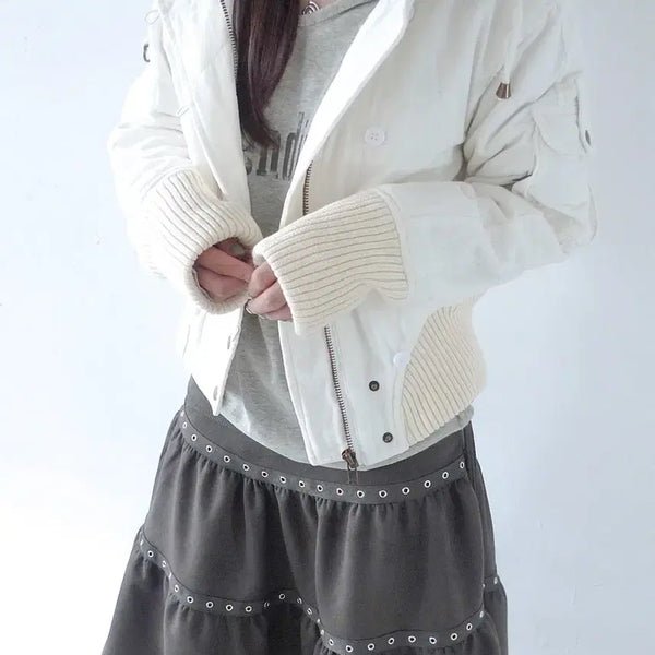 [BUNJANG] Hippiepy Airfield Jacket Ivory / 히피디피  airfield jacket 아이보리 새상품