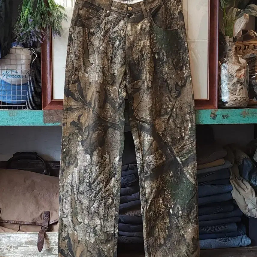 [BUNJANG] Realtree Camo Cargo Pants 32x32 / 리얼트리 카모팬츠 헌팅팬츠 밀리터리 카고팬츠 32x32