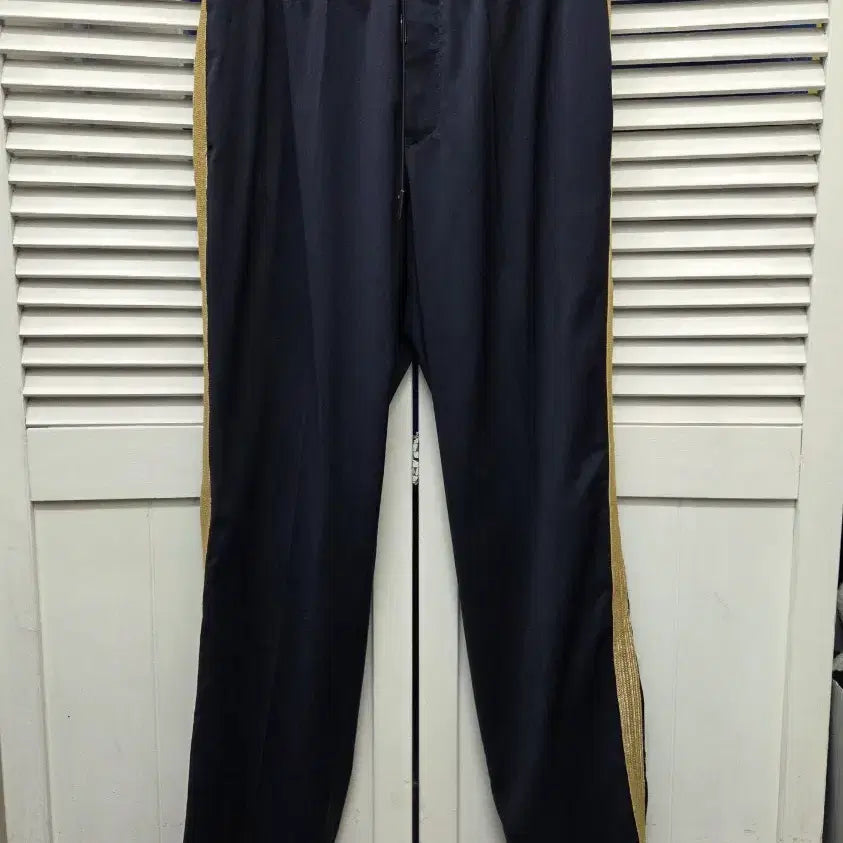 [BUNJANG] Palm Angels Gold Lining Virgin Wool Track Pants / 팜앤젤스 골드 라이닝 버진울 트랙 팬츠