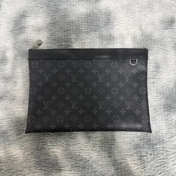 [BUNJANG] Louis Vuitton Monogram Clutch Black / [정품,A급]루이비통 모노그램 클러치 블랙 상태 좋습니다