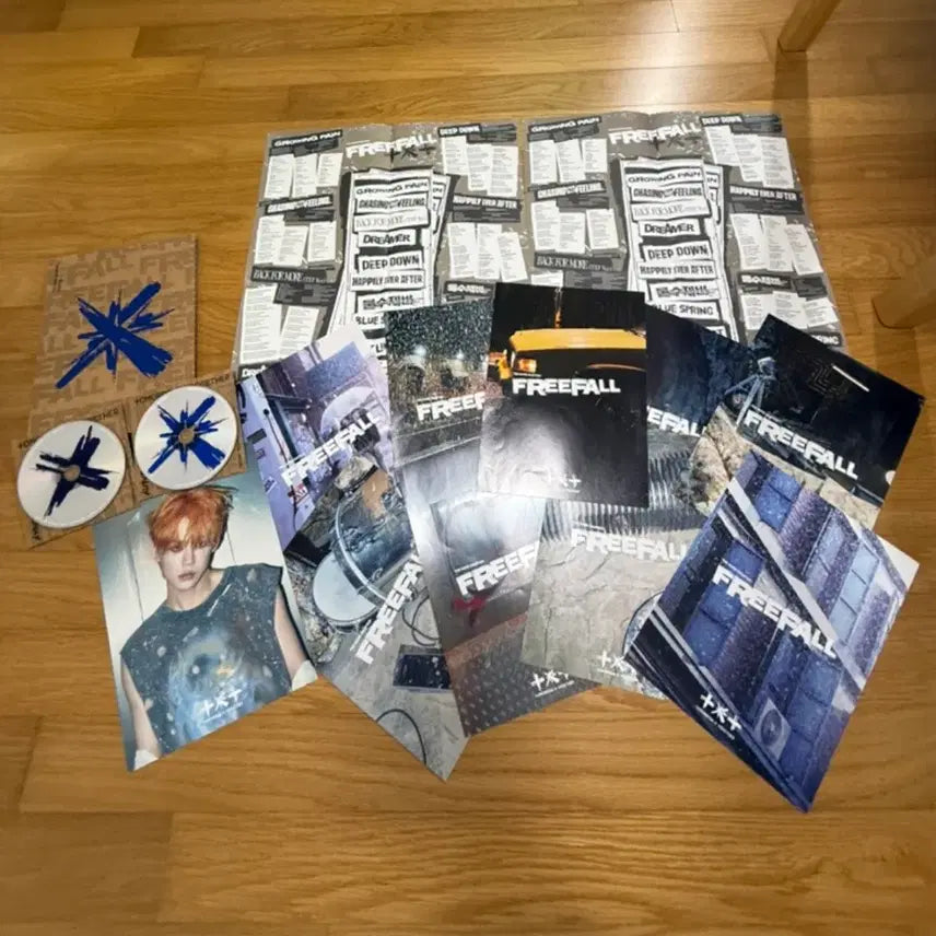 [BUNJANG] TXT FREEFALL Album CD Poster Set / 투바투 앨범
