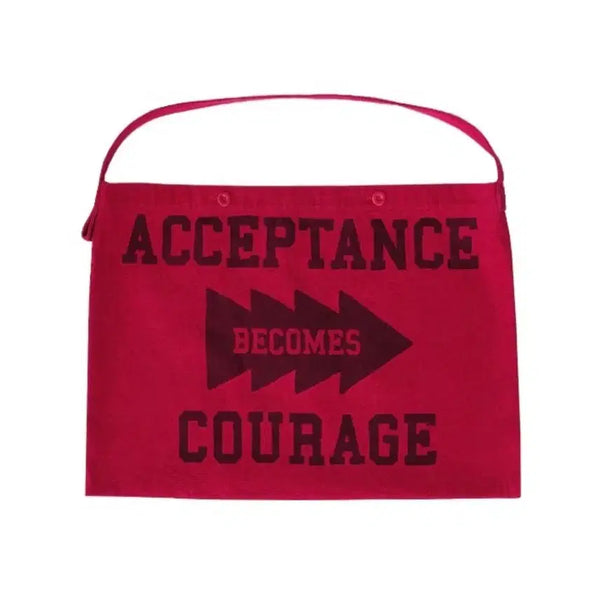[BUNJANG] Collect Piece ABC Messenger Bag (Cherry) / 컬렉트피시스 ABC MESSENGER BAG (CHERRY)