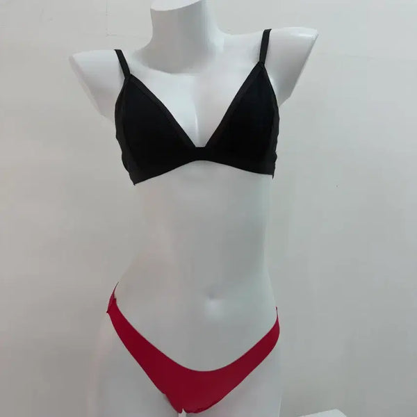 [BUNJANG] Black Cotton Bralette Set / 블랙 코튼 브라렛 [M,L] 75A,75BC, 80A,80B