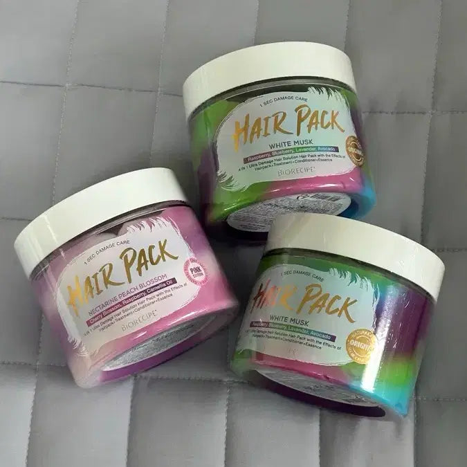 [BUNJANG] Bio Recipe Hair Pack Marble 2 + Pink 1 / 바이오레시피 헤어팩 마블2+핑크 1