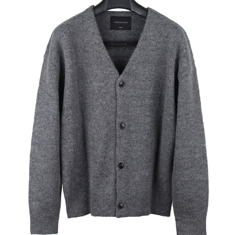[BUNJANG] Personal Pack Premium Wool Cardigan (Charcoal) / L)퍼스널팩 프리미엄 울 가디건[오버핏](챠콜) 판매
