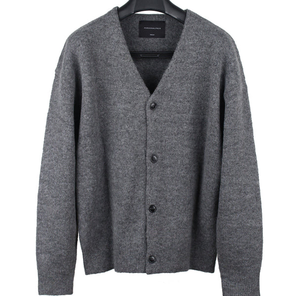 [BUNJANG] Personal Pack Premium Wool Cardigan (Charcoal) / L)퍼스널팩 프리미엄 울 가디건[오버핏](챠콜) 판매